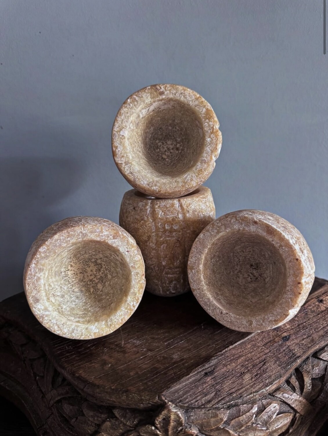 Collection of Egyptian Stone Canopic Urns - Image 7