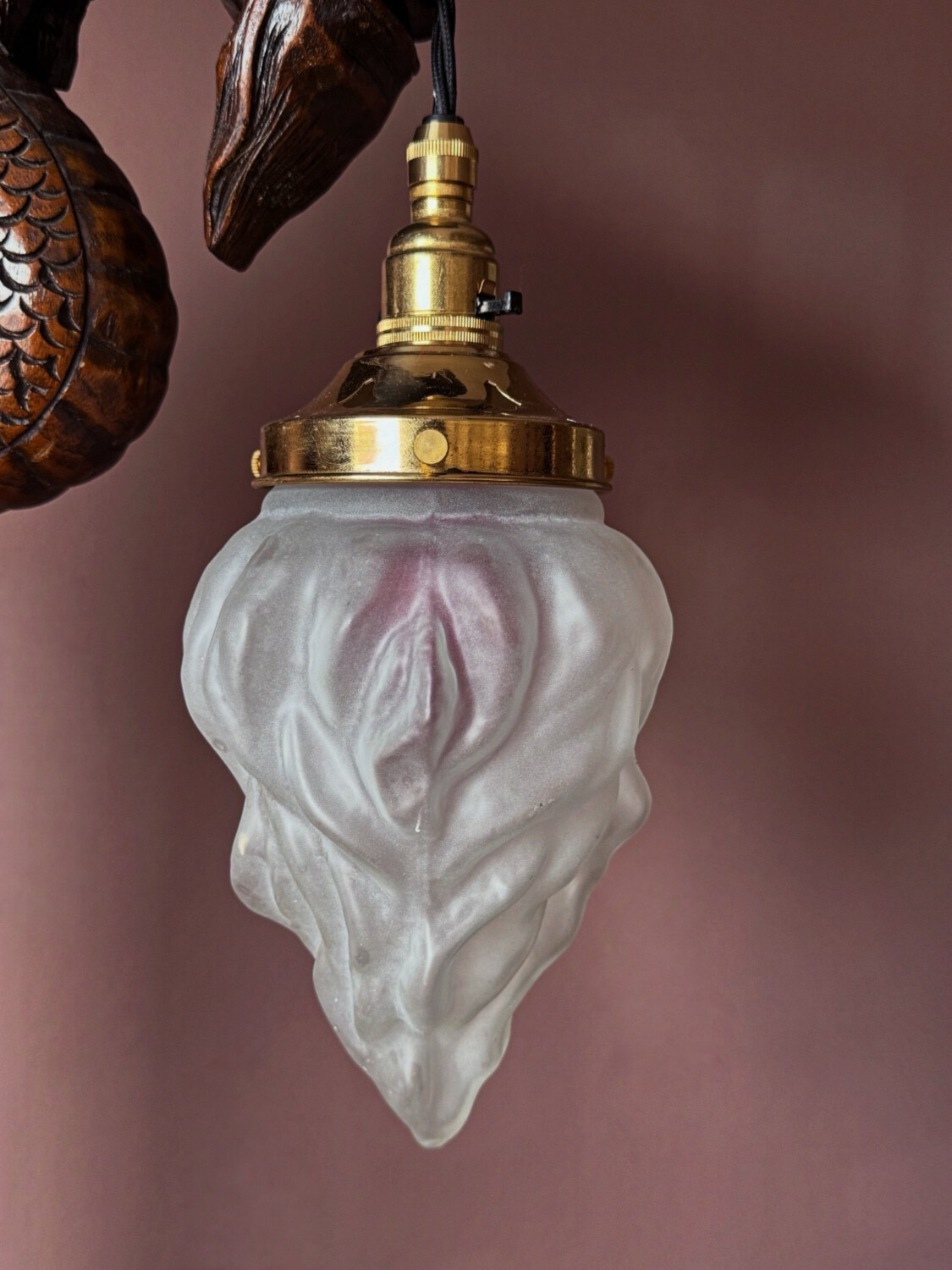Chinese Carved Dragon Floor Lamp - Image 8