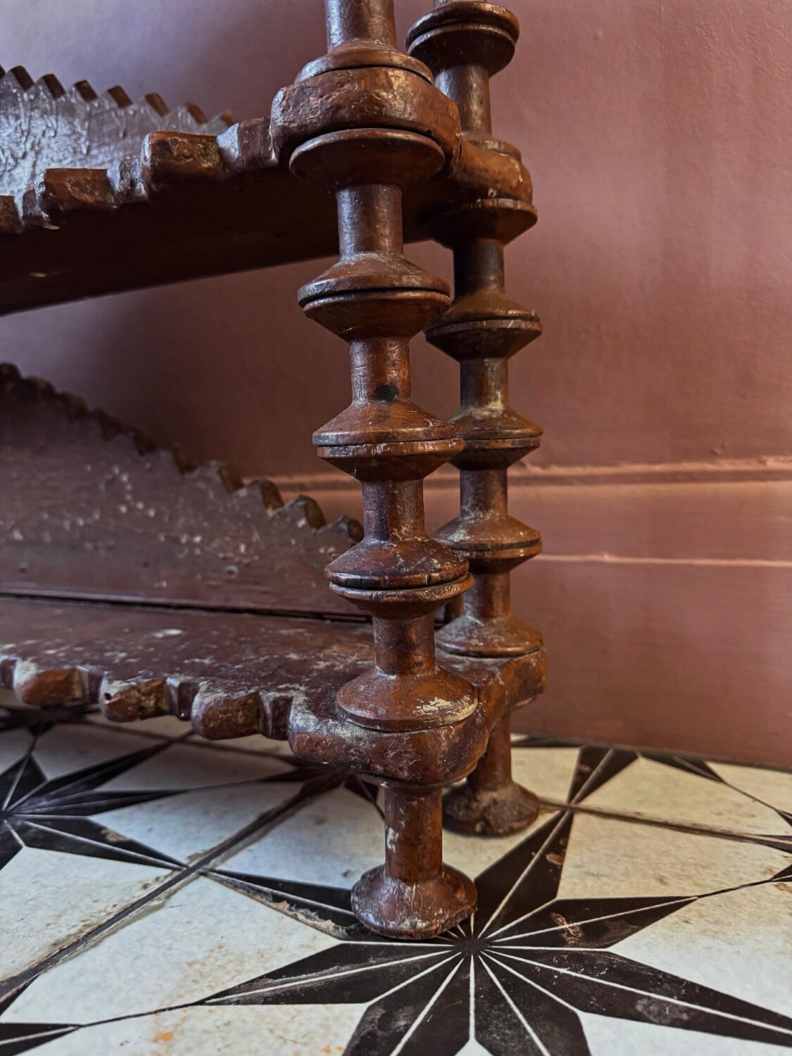 French Spool Wall Shelves - Image 8