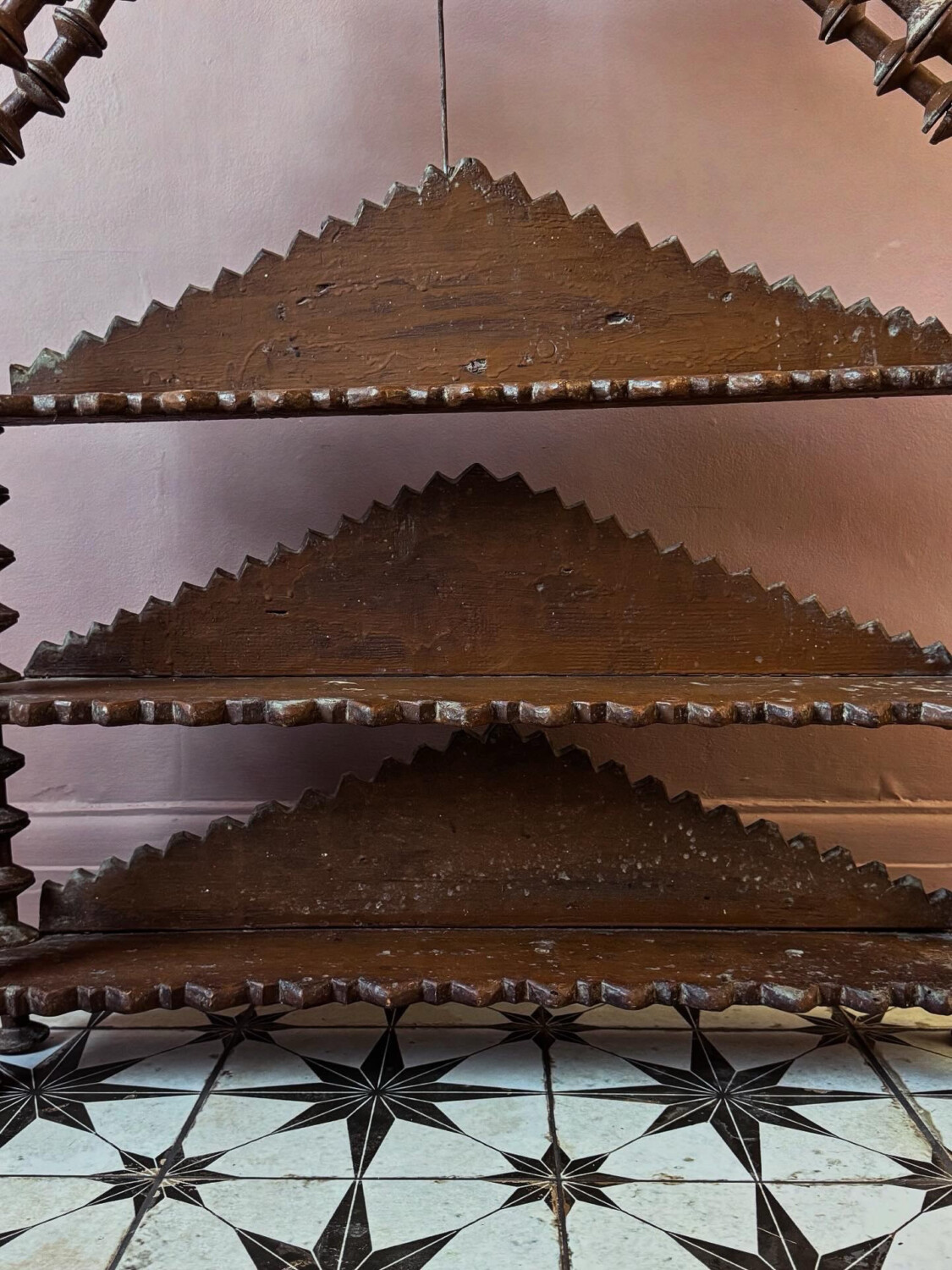 French Spool Wall Shelves - Image 5